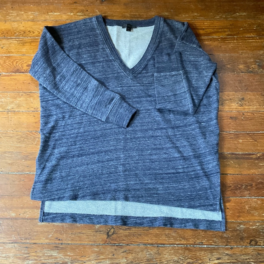 J Crew oversized sweatshirt